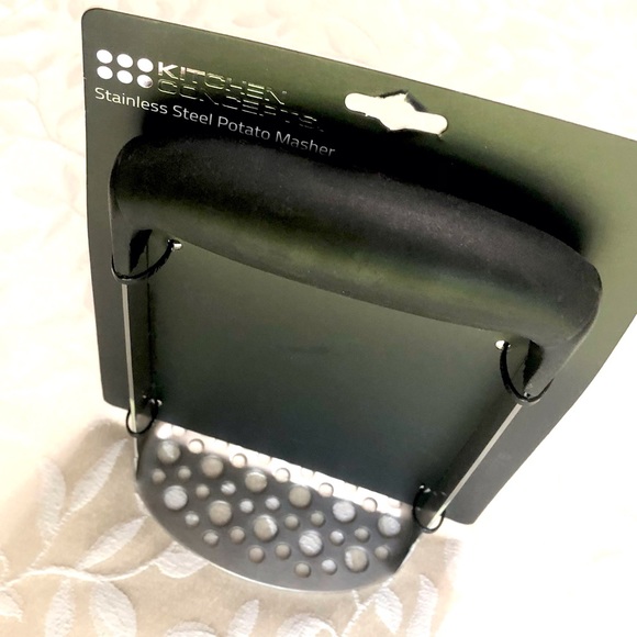 🆕 Kitchen Concepts Potato Masher Stainless Steel Hand Held Fruit Vegetable NEW - Picture 1 of 6